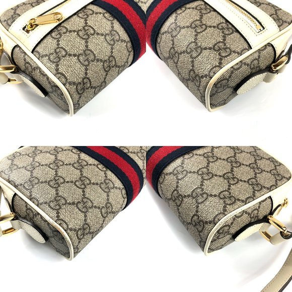 Gucci GG Supreme Sherry Line Offdia Shoulder Bag Pochette Crossbody - Picture 3 of 6